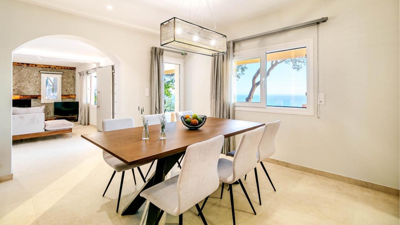 Ocean View Luxury Villa Ethra Kontogialos Exterior foto